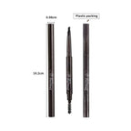 Extremely Fine Double-headed Waterproof Eyebrow Pencil - Durable and Long Lasting for Beginner Women's Makeup Eye Brow Pen