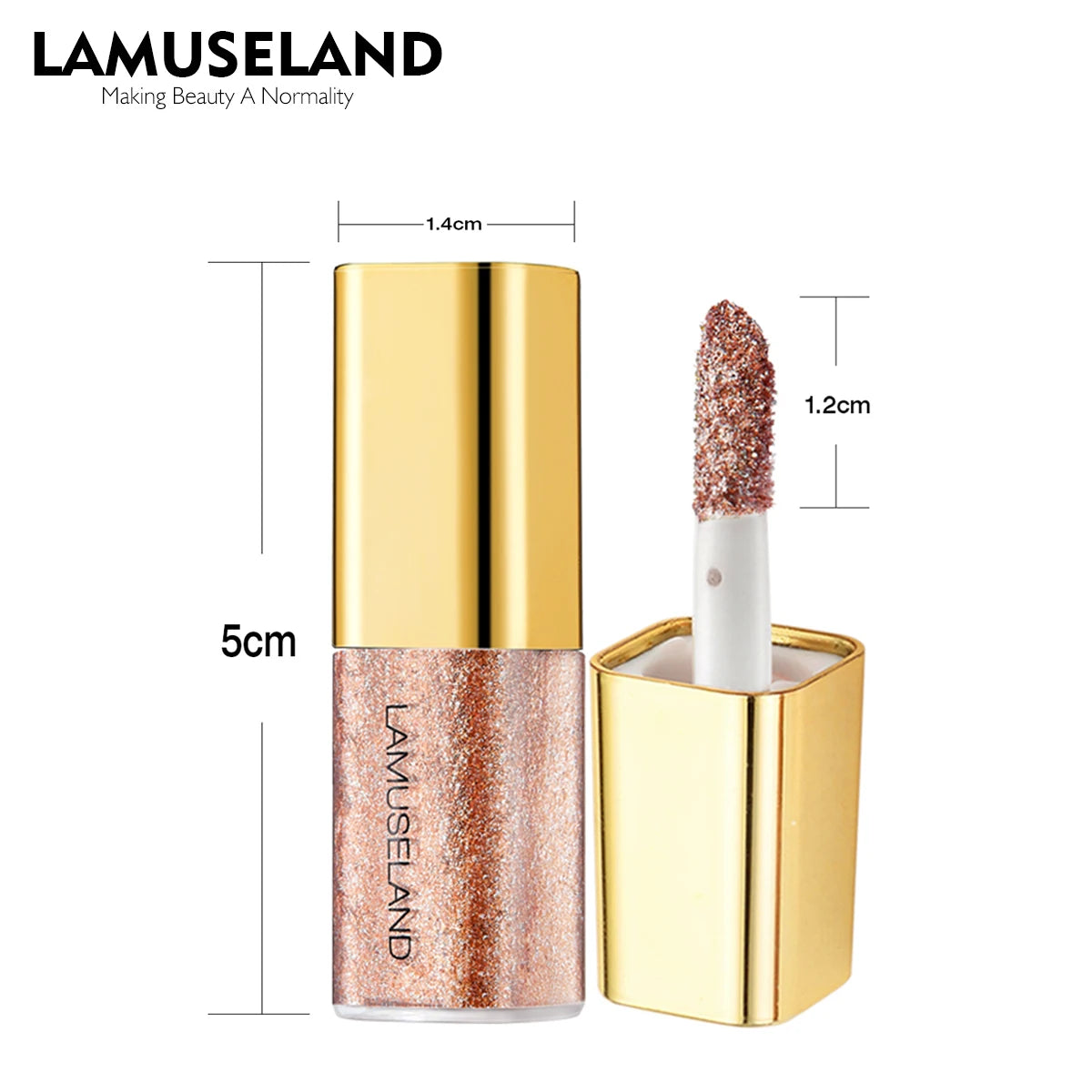 Pearly Liquid Eyeshadow Makeup Natural Smokey Silver Shimmer Glitter Diamond Shadows For Eyelids Waterproof Beauty Highlighter