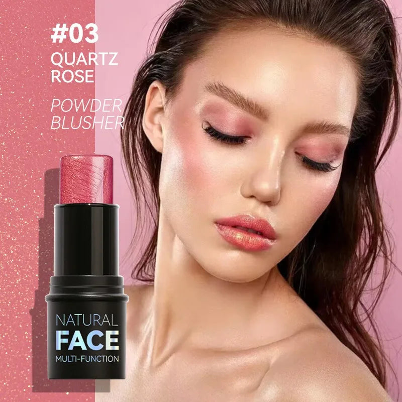 Liquid Versatile Blush Face Brighten Long-lasting Natural Moisturizer Cheek Tint Makeup Stick Lip Cheek Eye Kawaii Makeup