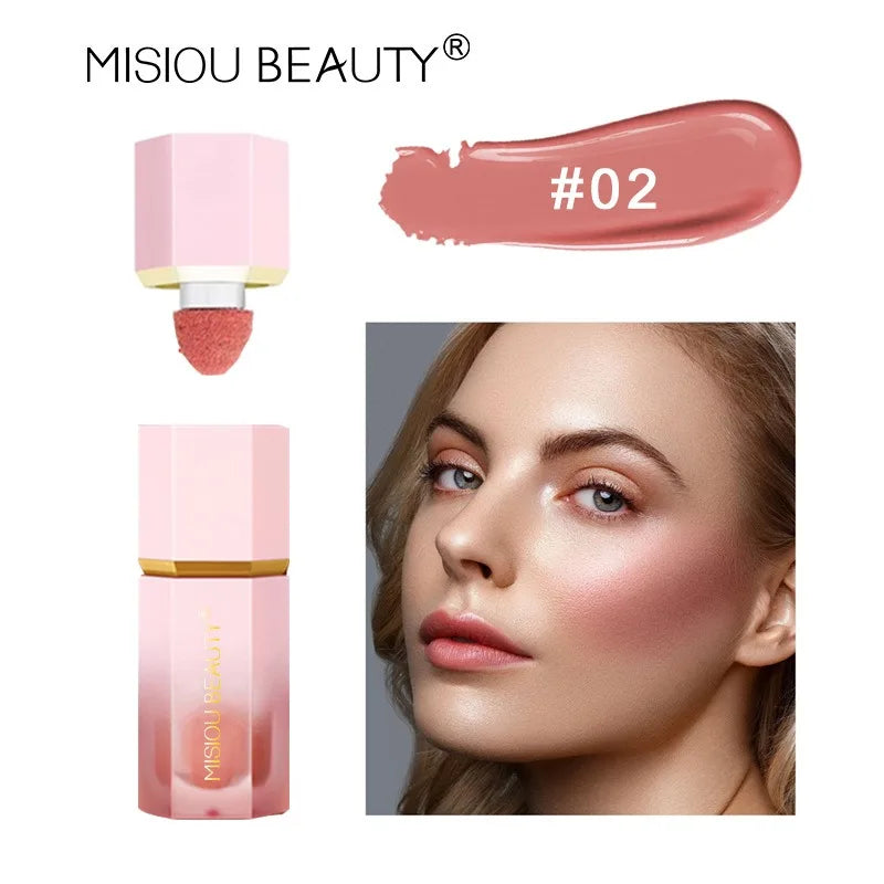 Liquid Versatile Blush Face Brighten Long-lasting Natural Moisturizer Cheek Tint Makeup Stick Lip Cheek Eye Kawaii Makeup
