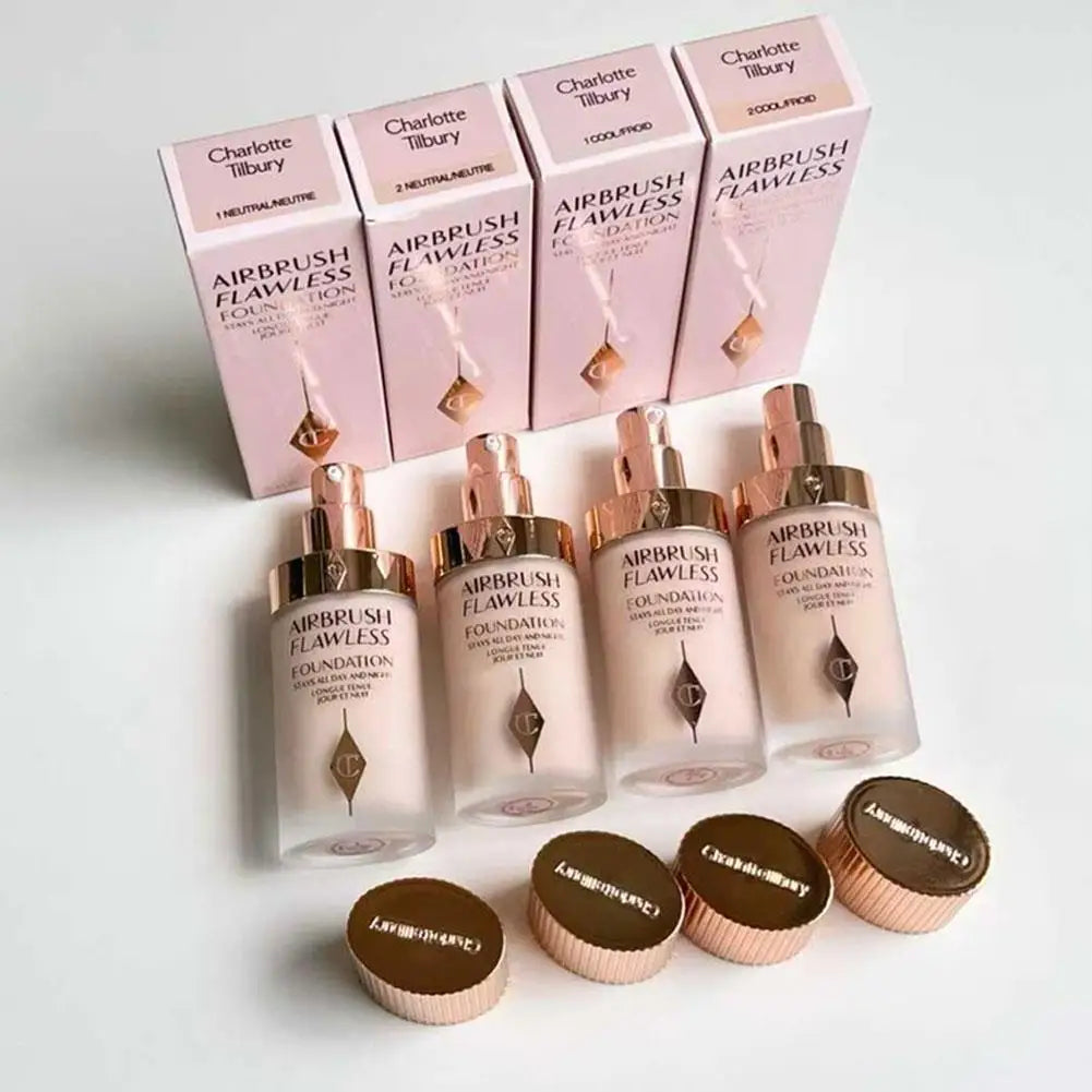 30ml C/T Soft Focus Foundation Lightweight watery texture Lasting Concealer Blend Oil Skin Lasting Oil Control Base Makeup