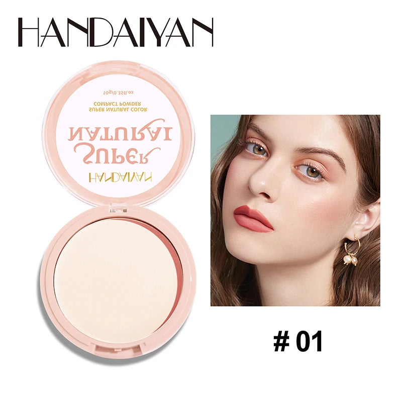 Lasting Oil Control Pressed Powder Bronzer Natural Brighten Waterproof Nude Setting Loose Translucent Powder Dupes Makeup Women