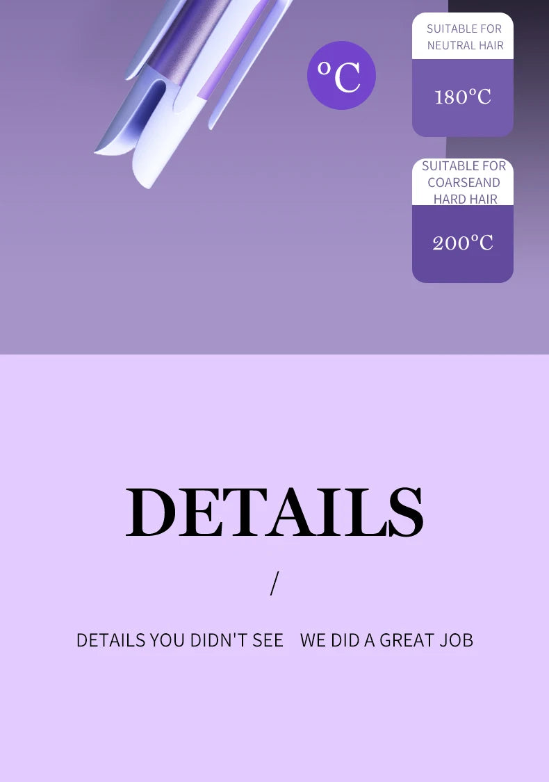 Automatic Curling Iron 32 mm Big Roll Anion  Ceramic Hair Curler 4-Speed Adjustable  Fast Heating Fashion Styling Tools