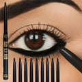 3PCS/9PCS Long-Lasting Waterproof Black Eyeliner Pencil -Smudge-Proof Sweat-Resistant for Bold Eye Makeup, ldeal Gift