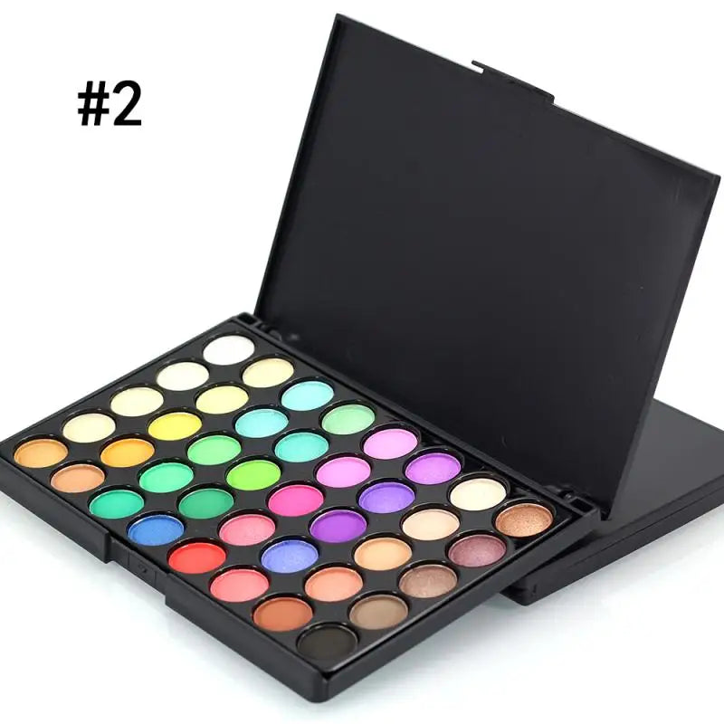 40/74/78-Color Glitter Eyeshadow Palette