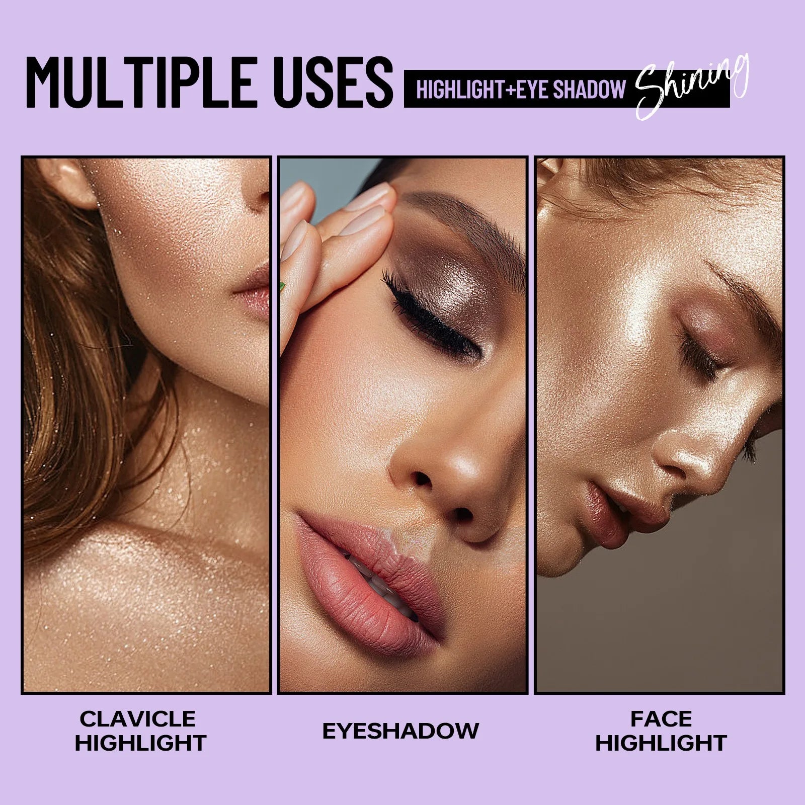 Pearly Liquid Eyeshadow Makeup Natural Smokey Silver Shimmer Glitter Diamond Shadows For Eyelids Waterproof Beauty Highlighter