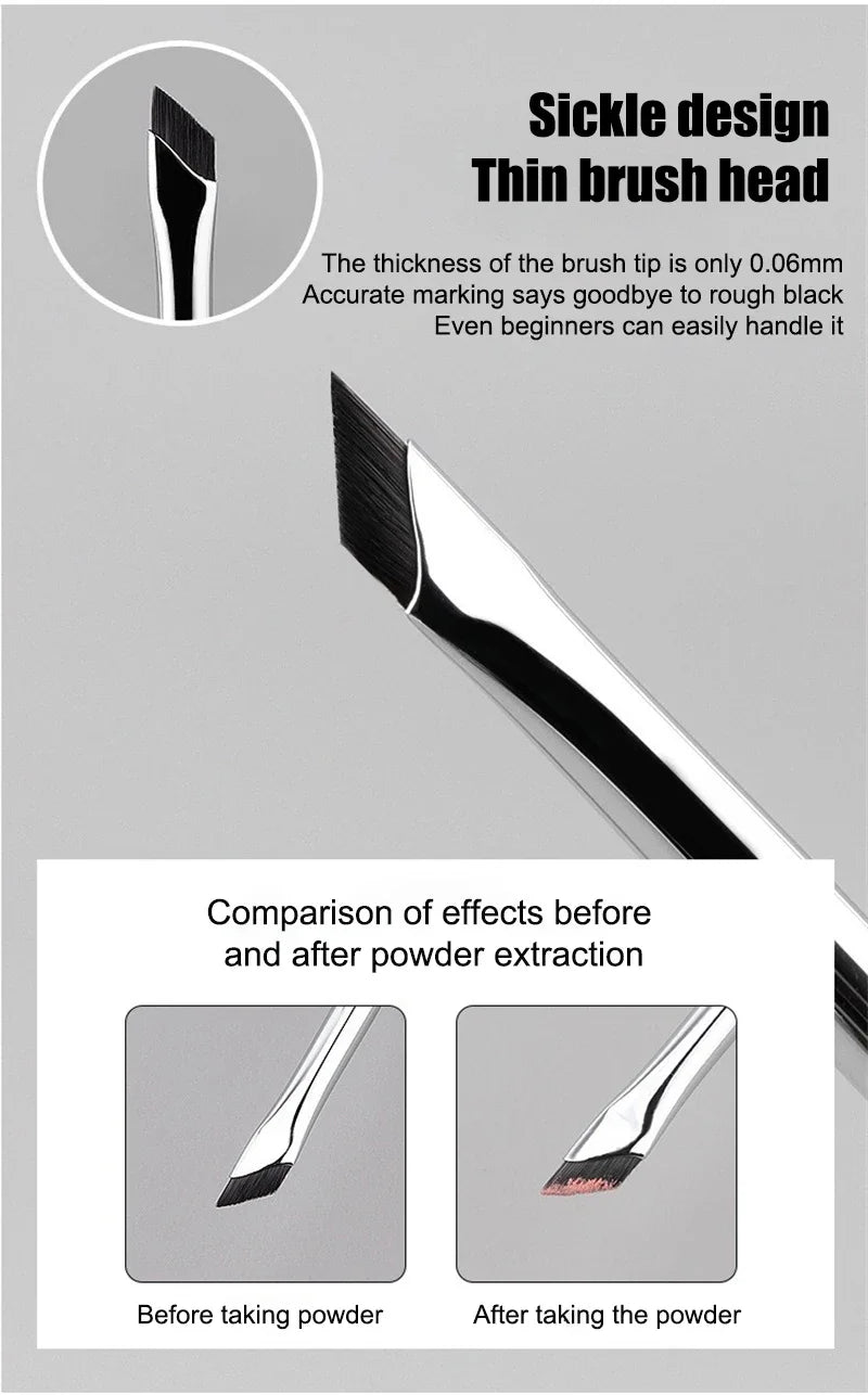 The Upgrade Blade Eyeliner Brush Ultra Thin Fine Angle Flat Eyebrow Brush Under The Eyes Place Precise Detail Brush