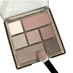 New 7Color Eye Shadow Tray Low Saturation Palette Full Matte Korean Eye Makeup Pigment Eyeshadow Tray Lasting Eye Makeup Palette