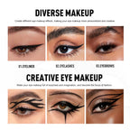 5PCS/Set Smooth Liquid Eyeliner Pen, Waterproof, Long-lasting Makeup, Black, Ultra-fine Pen Tip,Create A Charming Eye Makeup