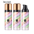 Three color press release cream concealer isolate makeup facial base brightening cream