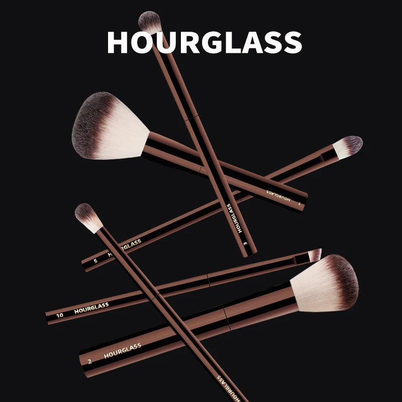Hourglass Makeup Brush- No.19 Vanish Seamless Finish Concealer Brush Soft Fiber Hair Fashion Design Single Face Brush