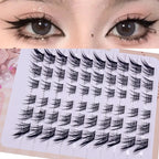 DIY False Eyelashes Clusters Extensions Individual Lashes Cluster Natural Thick Segmented Eyelashes Bundles