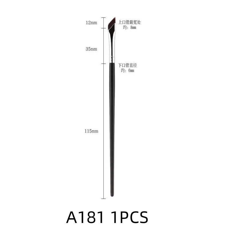 Upgrade Blade Eyeliner Brush Ultra Thin Fine Angle Flat Eyebrow Brush Liner Brow Place Makeup Brush Precise Detail Brush