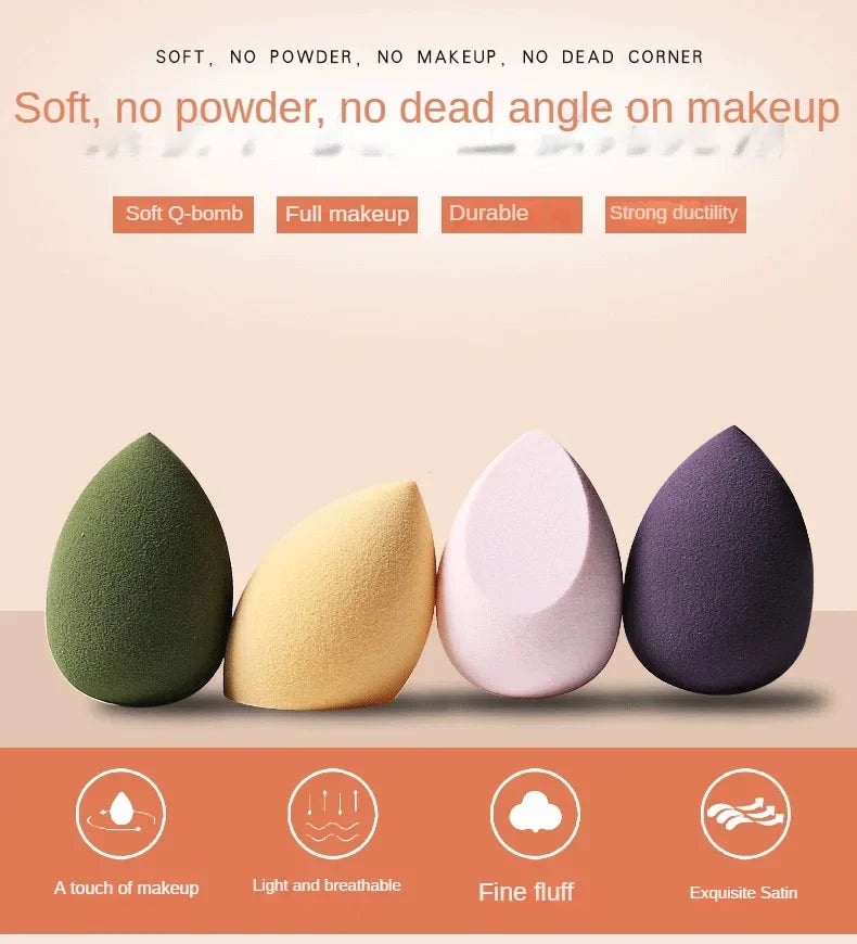Makeup Blender Cosmetic Puff Makeup Sponge Cushion Foundation Powder Sponge Beauty Tool Women Make Up Accessories