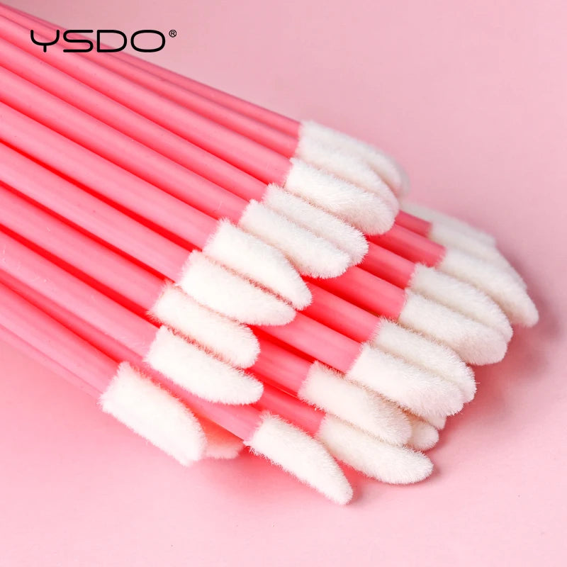 5/50/100 Pcs Lip Brushes Soft Cosmetic Lip Brush Lipstick Lip Glossy Wands Cleaner Applicator Eyeshadow Makeup Brush Tool