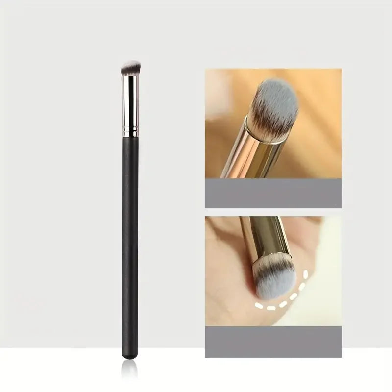 Foundation Concealer Brush, Premium Contour Blusher Brushes, Flawless Under Eye Dense Face Makeup Brush For Blending