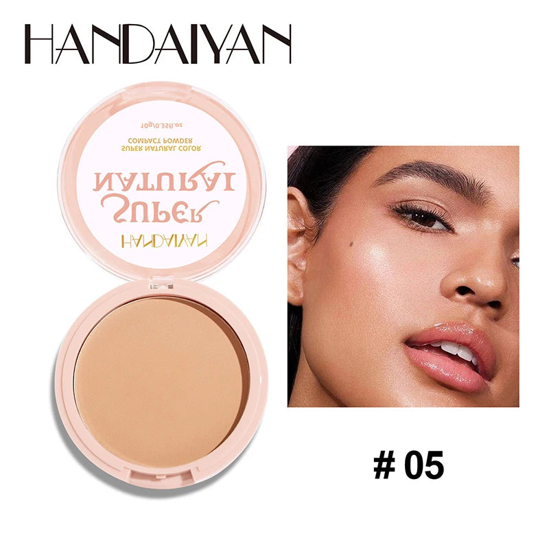 Lasting Oil Control Pressed Powder Bronzer Natural Brighten Waterproof Nude Setting Loose Translucent Powder Dupes Makeup Women
