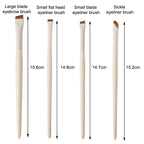 Blade Eyeliner Brush Ultra Thin Fine Angle Flat Eyebrow Brush Flat Sickle Eyeliner Brushes Precise Detail Brush Makeup Tools