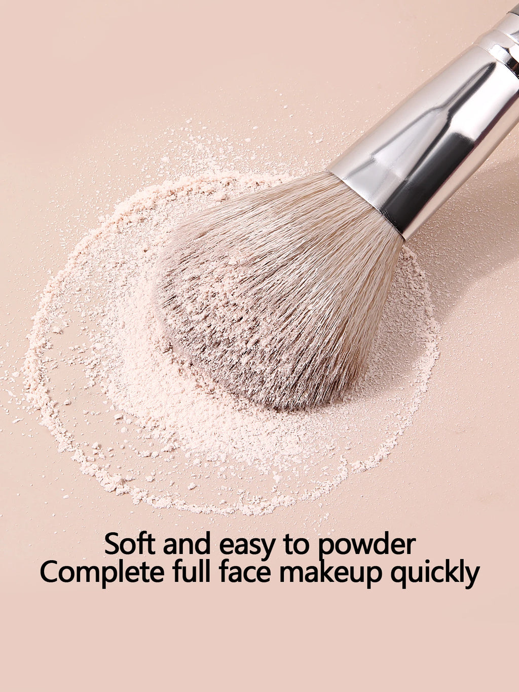1pcs high quality fluffy soft large powder brush powder blusher brush repair brush multi-function beginner makeup brush tool