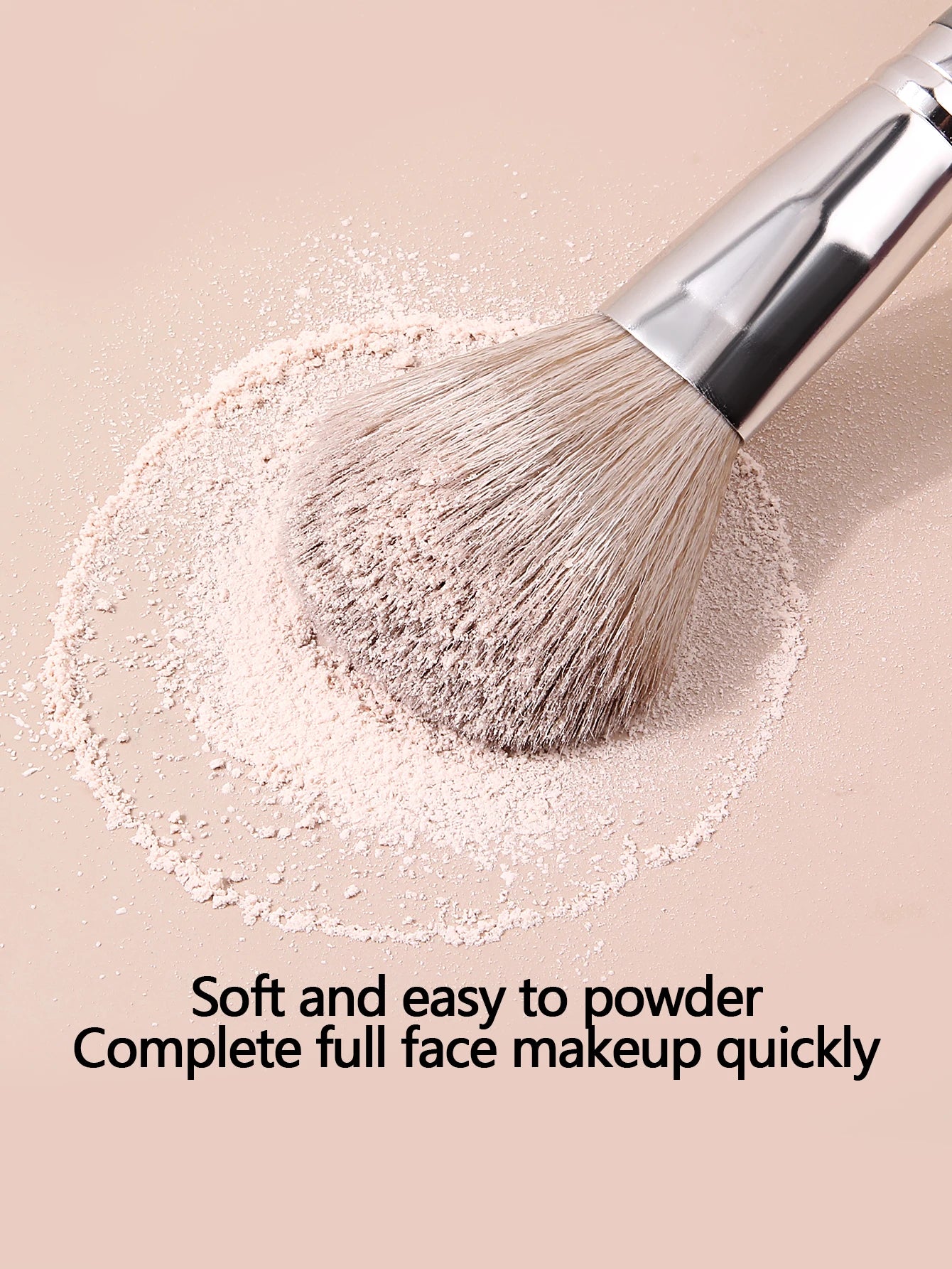 1pcs high quality fluffy soft large powder brush powder blusher brush repair brush multi-function beginner makeup brush tool
