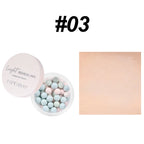 Oil Control Pressed Setting Loose Powder Balls Bronzer Natural Brighten Waterproof Nude Setting Translucent Powder Korean Makeup