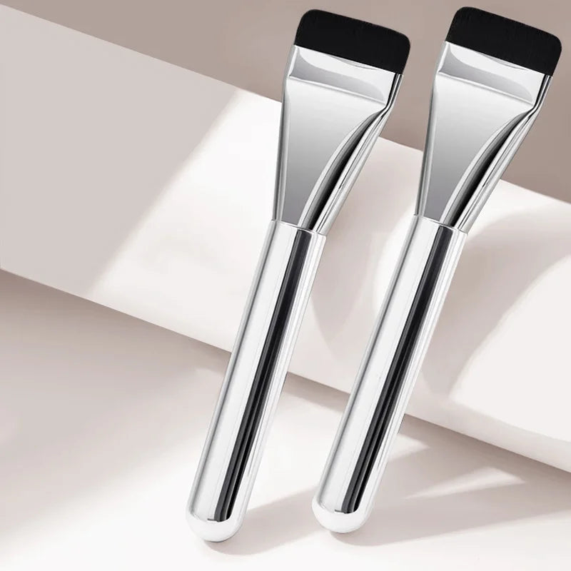 Ultra Thin Foundation Brush Lightweight and Thin Face Contour Brush Flat Contour Brush Blending Foundation Cream Makeup Brushes