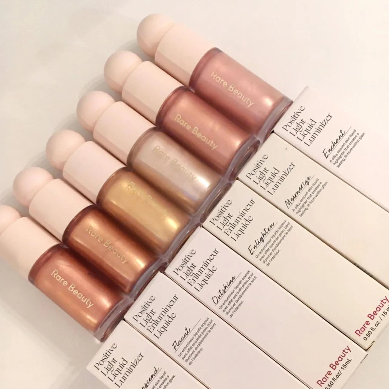 Rare Beauty Pearlescent Diamond Highlighting Liquid Intense Sparkle Body Shimmer Facial Contour Brightening Liquid Highlighter