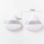 2Pcs Triangle Powder Puff Face Makeup Sponge Soft Velvet Cosmetic Puff Blender Beauty Foundation Sponge Make Up Accessories