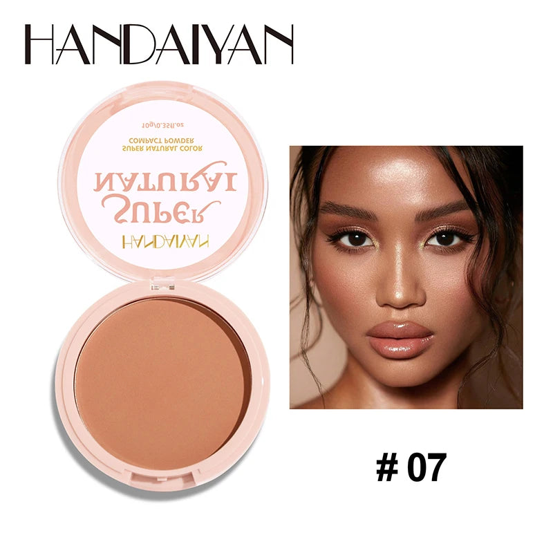 Lasting Oil Control Pressed Powder Bronzer Natural Brighten Waterproof Nude Setting Loose Translucent Powder Dupes Makeup Women