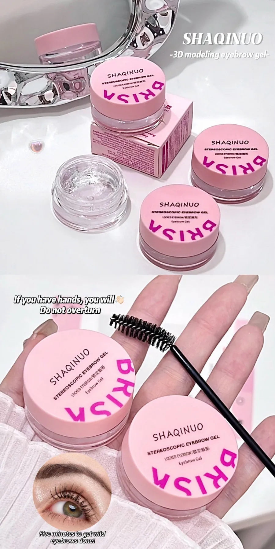 3D Eyebrow Shaping Soap Gel