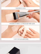 Ultra Thin Foundation Brush Lightweight and Thin Face Contour Brush Flat Contour Brush Blending Foundation Cream Makeup Brushes