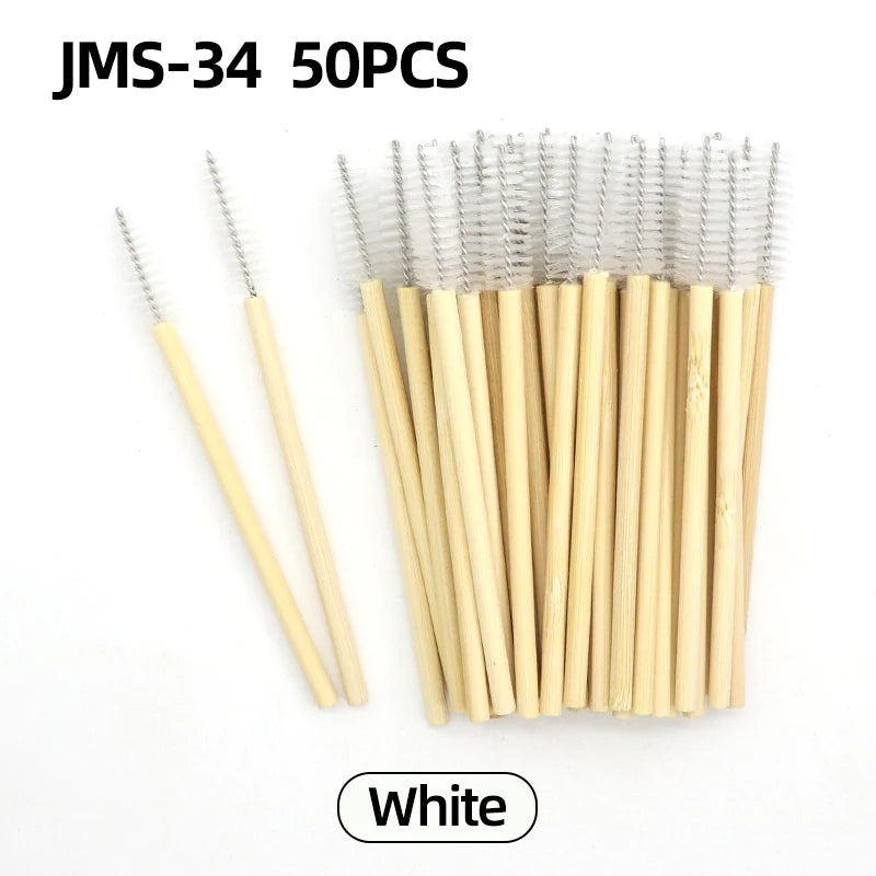 Wooden Makeup Mascara Brushes Wand Disposable Cosmetic Makeup Eyebrow brush Applicator Eyelash Extension Cosmetic Brushes Tools