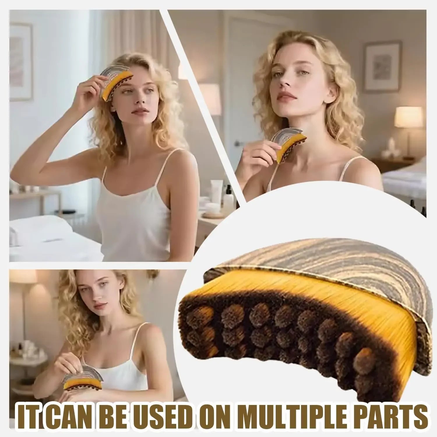 Lymphatic Contour Face Brush,Chin &Jawline Sculpting,Drainage Massager for Face,Ergonomically Designed to Fit The Skin Precisely