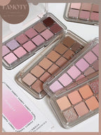 12-Color Matte Tea Apricot Eyeshadow Palette