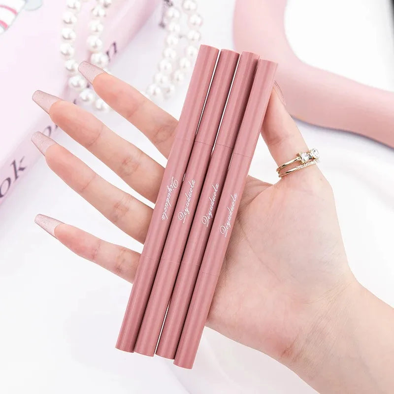 Brightening Aegyo Sal Pencil Waterproof Natural Dual-Color Lying Silkworm Under-Eye Highlighter Shadow Pen Contour Eye Makeup