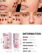 Liquid Versatile Blush Face Brighten Long-lasting Natural Moisturizer Cheek Tint Makeup Stick Lip Cheek Eye Kawaii Makeup