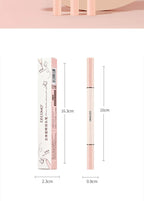 GECOMO 3D star eye double head silkworm pen, keep makeup lasting, waterproof and not easy to stain, brighten