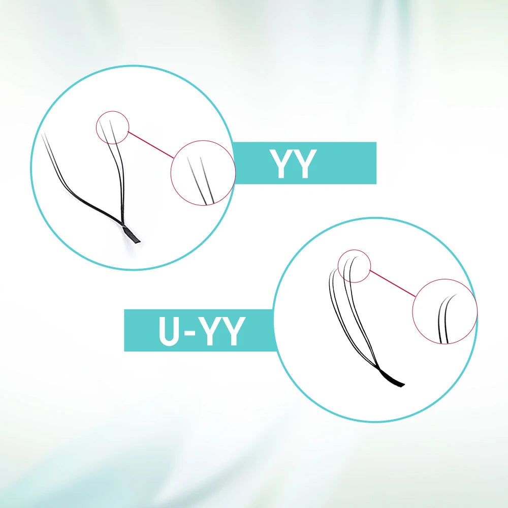 FADVAN U Shape YY Lashes Premium Soft Eyelashes Extension Make up Tools