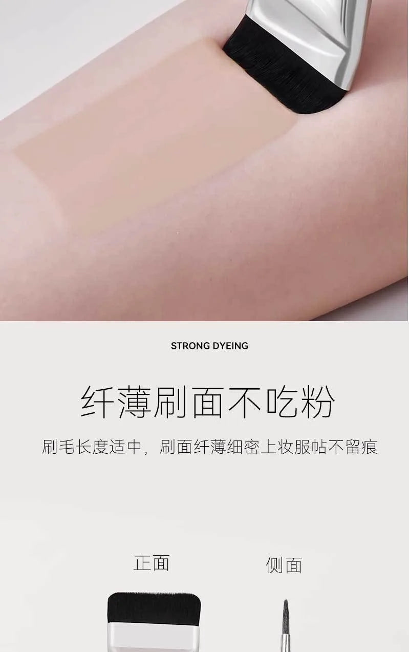 Ultra Thin Foundation Brush Lightweight and Thin Face Contour Brush Flat Contour Brush Blending Foundation Cream Makeup Brushes