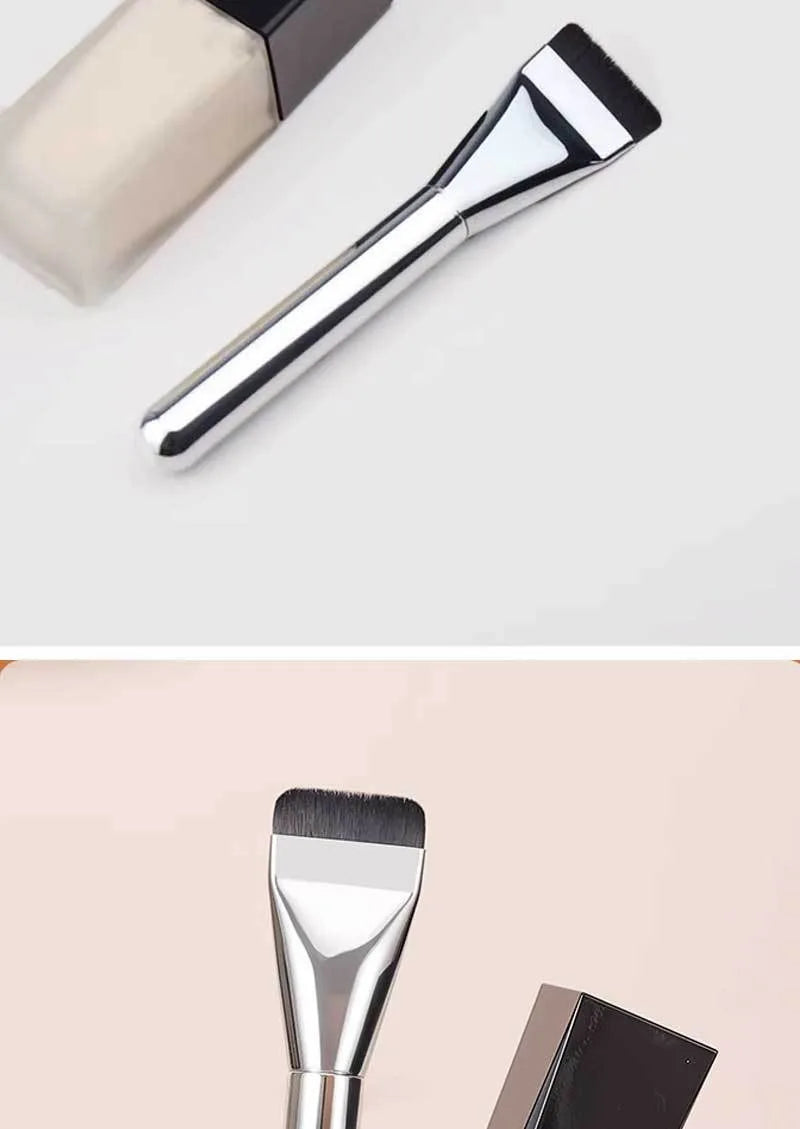 Ultra Thin Foundation Brush Lightweight and Thin Face Contour Brush Flat Contour Brush Blending Foundation Cream Makeup Brushes