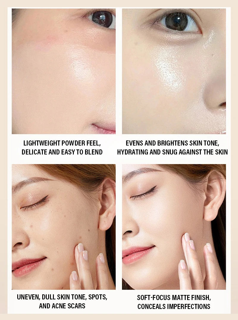 BB Cream, Isolation Cream, Foundation Liquid Long-lasting Ivory White Concealer Moisturizing Oil Control Base Makeup No Powder