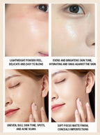 BB Cream, Isolation Cream, Foundation Liquid Long-lasting Ivory White Concealer Moisturizing Oil Control Base Makeup No Powder