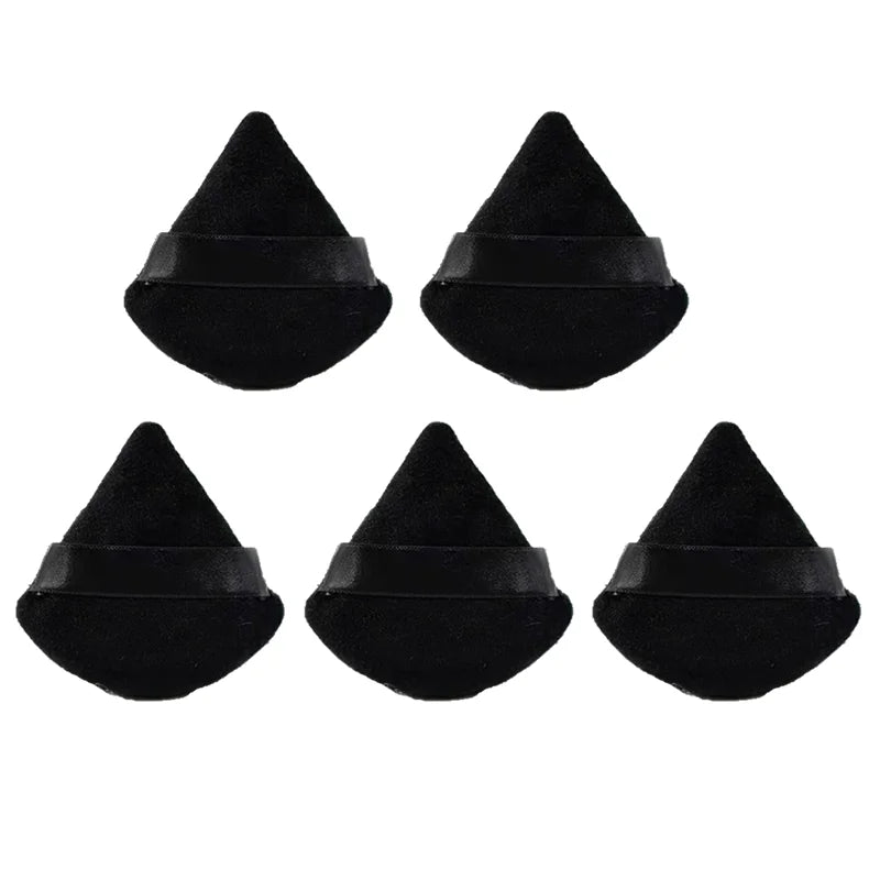 2Pcs Triangle Powder Puff Face Makeup Sponge Soft Velvet Cosmetic Puff Blender Beauty Foundation Sponge Make Up Accessories