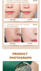 Ocheal BB Cream Air Cushion Compact Make Up Foundation Concealer Cream for Face Cosmetics Makeup Mushroom Head Puff