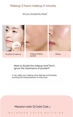 Setting Powder Oil Control Makeup Setting Brightening Skin Tone Setting Powder With Mirror Compact Portable Makeup Powder