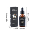 YURHERSU30ml new facial hair and beard growth oil is suitable for men's thick, soft, smooth, nutritious beard oil beard care