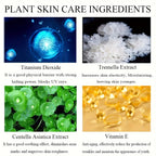 CC Cream Foundation Moisturizing Concealer Waterproof Oil, Mushroom Head Air Cushion, Long-Lasting Nude Makeup