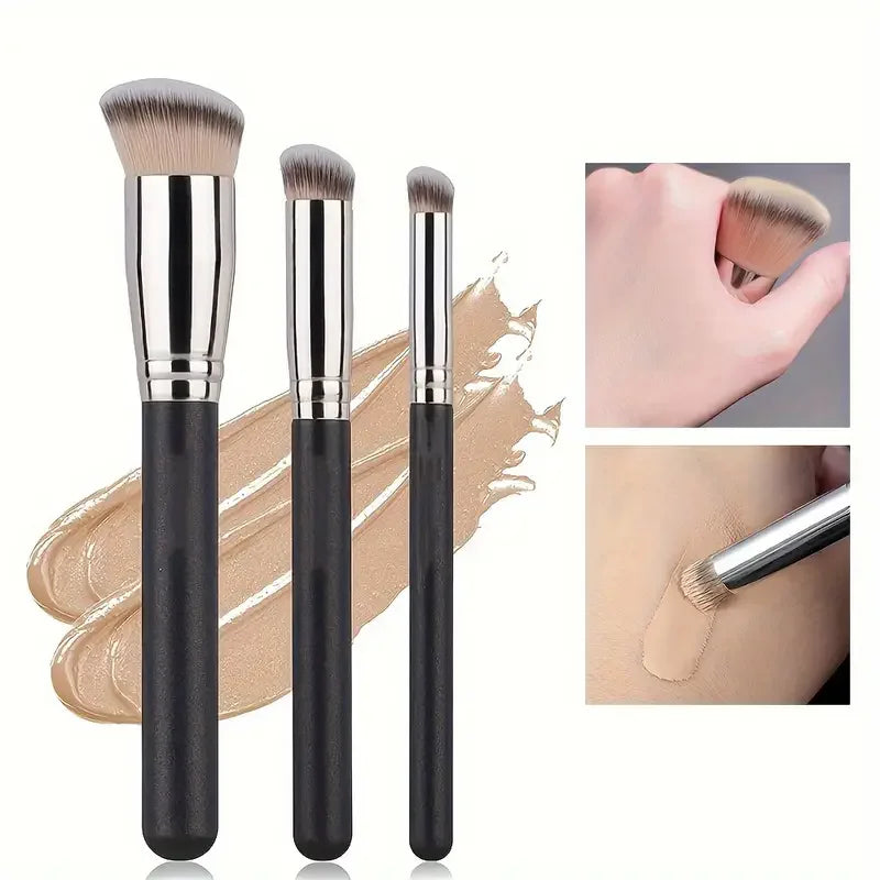 Foundation Concealer Brush, Premium Contour Blusher Brushes, Flawless Under Eye Dense Face Makeup Brush For Blending