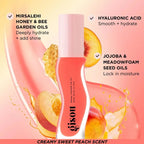 INS Gisou New Color Lasting Moisturizing Lip Balm Raspberry Swirl Sticky Toffee For Lips Plumping Exfoliating Gloss Oil Care