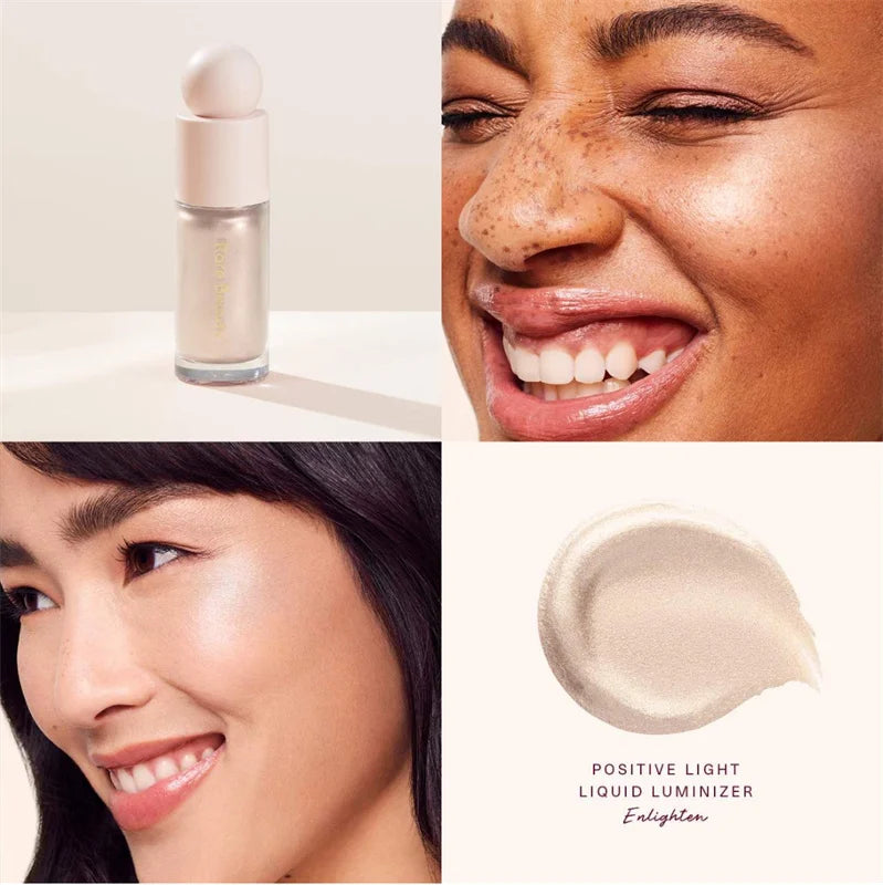 Rare Beauty Pearlescent Diamond Highlighting Liquid Intense Sparkle Body Shimmer Facial Contour Brightening Liquid Highlighter